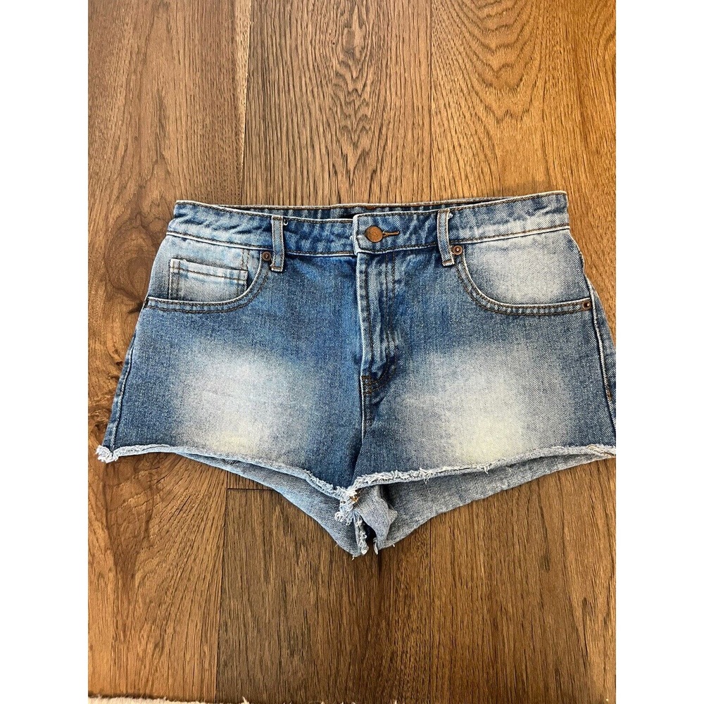 Forever 21 Jean Shorts Distressed Denim Blue Women’s Size 27